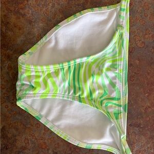 Xhilaration Green and White Bikini Bottom